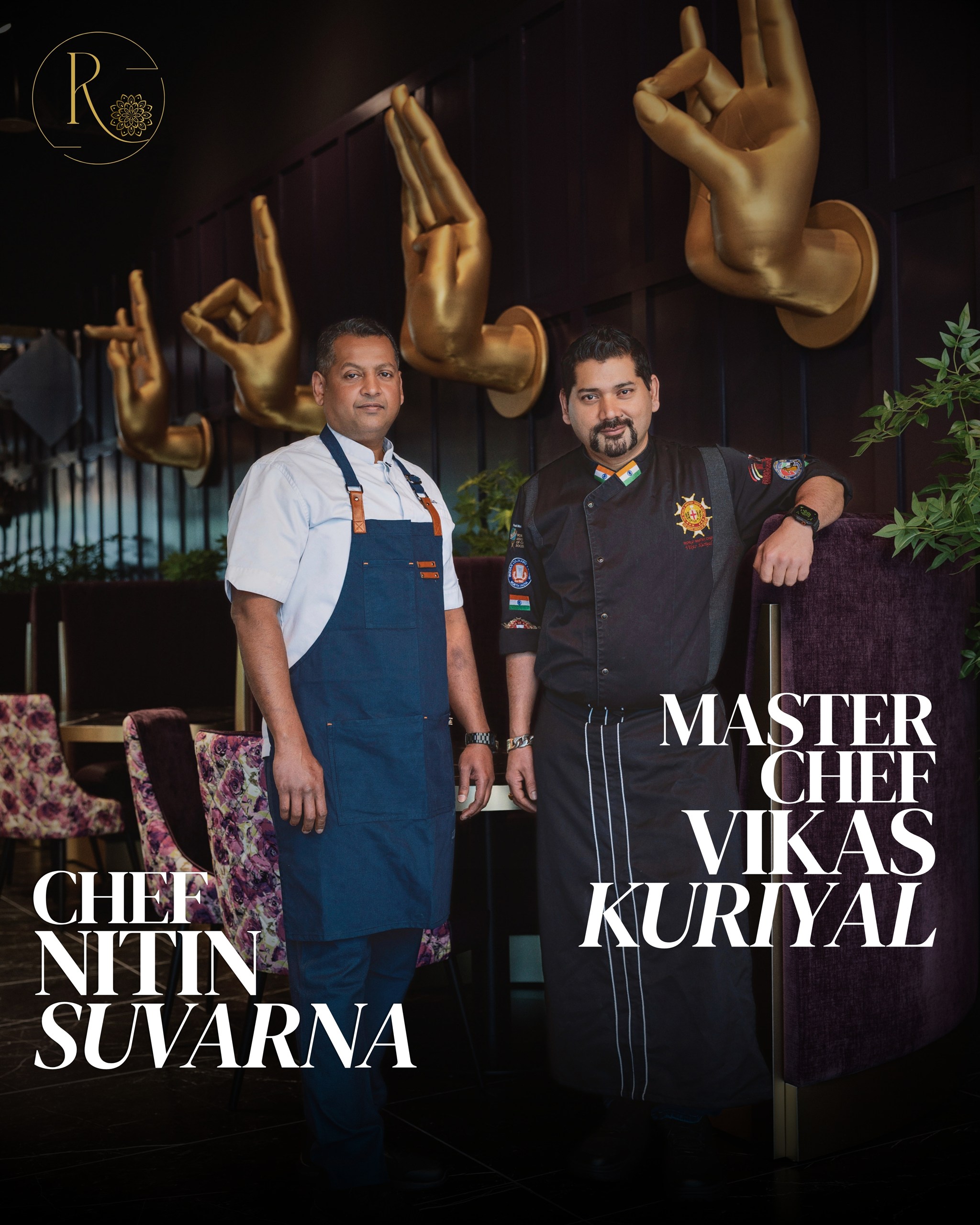 Master Chef Vikas Kuriyal and Chef Nitin Suvarna
